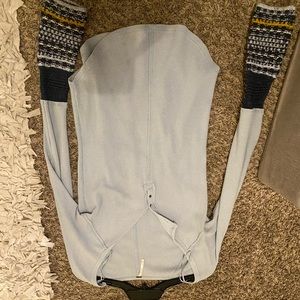 Free people fleece top.